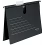 Leitz Alpha® Recycle segtuvas su pakabinimo strypais, A4, juoda, kartonas, 348 mm, 2 mm, 270 mm