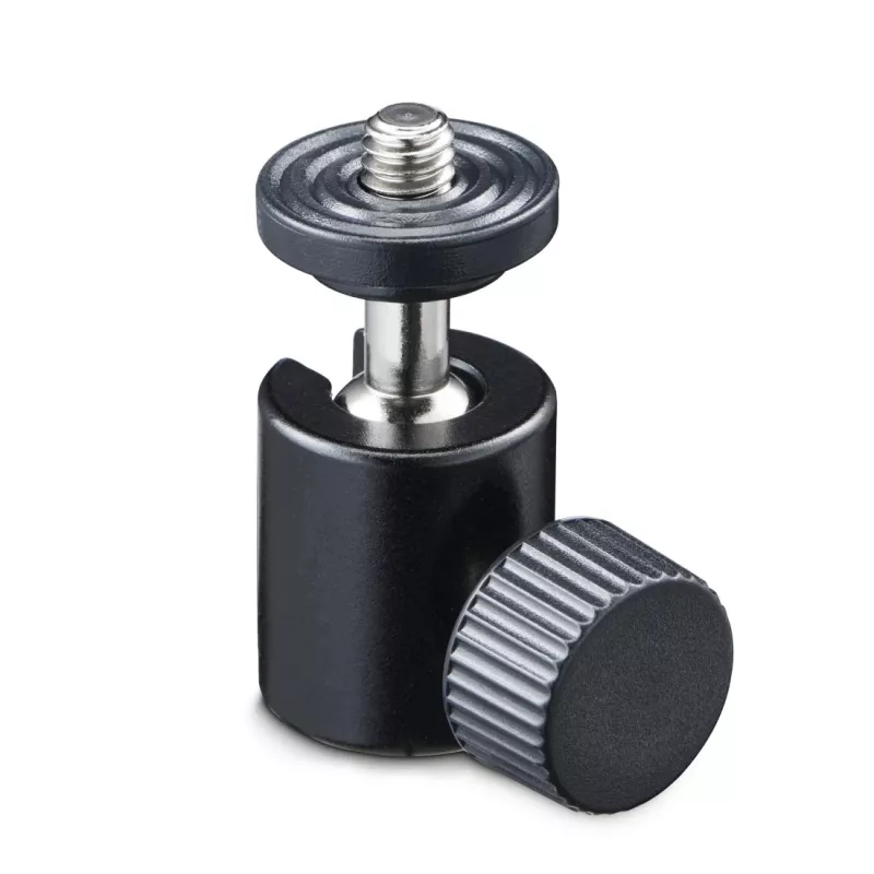 Kamuolinė galvutė trikojui HAMA 00005000, 1/4 colio sriegis, 38 mm aukštis, juoda
