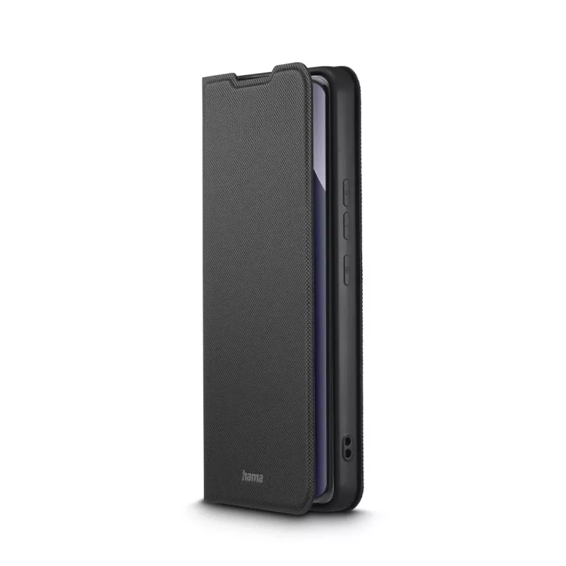 Dėklas HAMA Daily Protect „folio“ telefonui Xiaomi Redmi Note 15 Pro 4G, 17,2 cm (6,77 colio), juodas, 2 kortelių kišenės, stalinis stovas