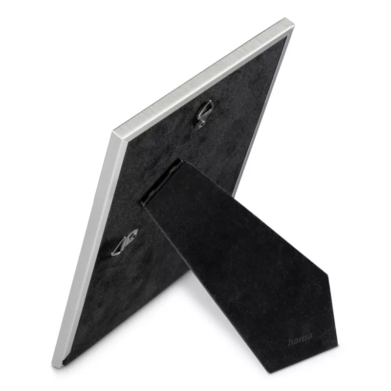 Vienvietis nuotraukų rėmelis Hama 00057847 Aliuminis Juoda Pilka 130mm x 180mm