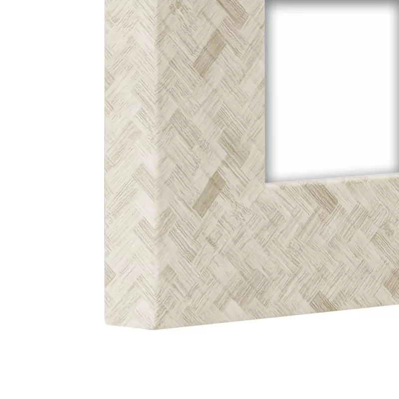Vienvietis nuotraukų rėmelis HAMA Twist – plastikinis, su EPDM pagrindu, smėlio spalvos, tinka 10×15 cm nuotraukai