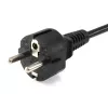 Equip aukštos kokybės maitinimo laidas, C5 į Schuko, 3.0 m, C5 jungtis, CEE7/7, H05VV-F3G, 250 V, 2,5 A