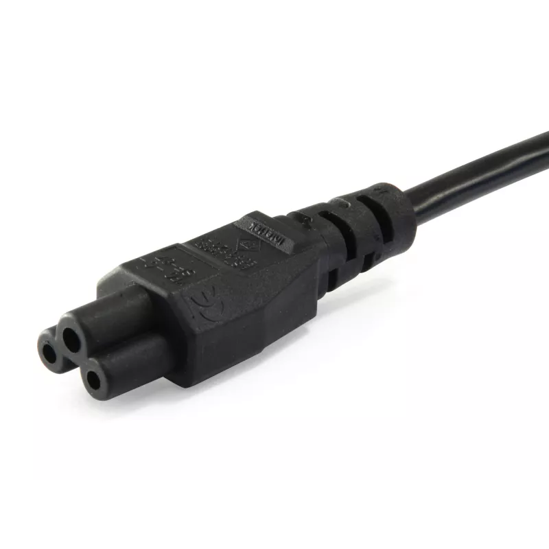 Equip aukštos kokybės maitinimo laidas, C5 į Schuko, 3.0 m, C5 jungtis, CEE7/7, H05VV-F3G, 250 V, 2,5 A