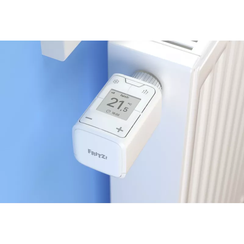DECT 302 International belaidis termostatas, baltas, mygtukai, 0–50 °C, M30 x 1,5 mm, 40 m