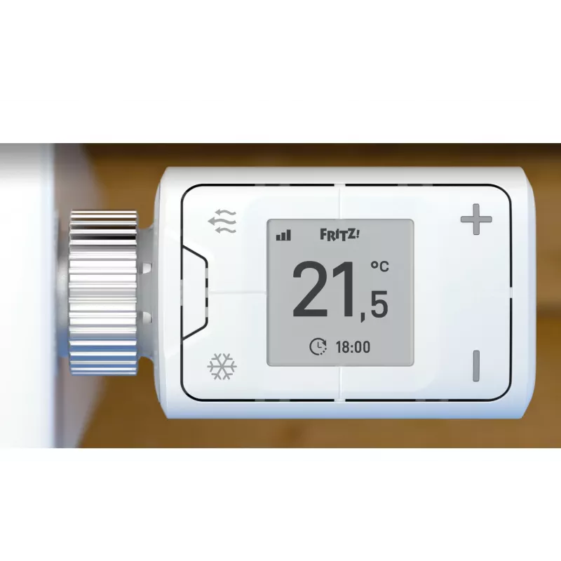 DECT 302 International belaidis termostatas, baltas, mygtukai, 0–50 °C, M30 x 1,5 mm, 40 m