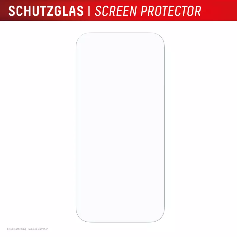 Grūdintas stiklo apsauginis stikliukas e.v.i. Displex (10H), skirtas Apple iPhone 17 Pro Max – atsparus įbrėžimams, smūgiams ir nešvarumams, 1 vnt.