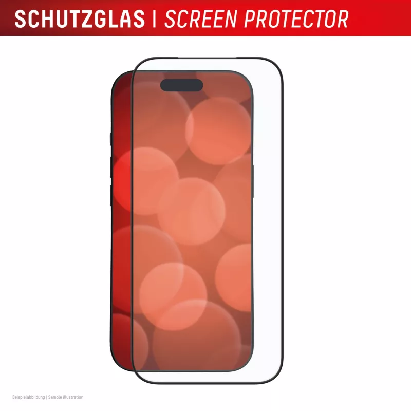 Displex Premium Screen Protector (Full Cover, 10H) Apple iPhone 17, viso ekrano apsauginis stiklas