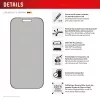 Displex privatumo apsauginis stiklas (10H) Apple iPhone 17 – grūdintas stiklas su privatumo filtru, atsparus įbrėžimams ir smūgiams