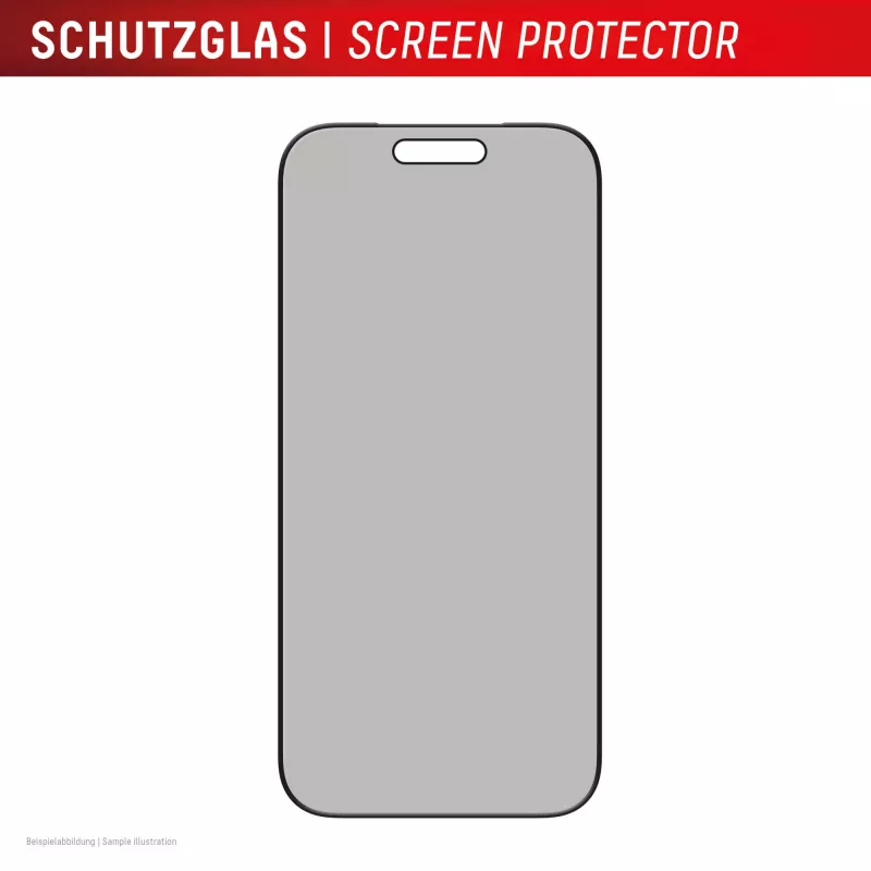 Displex privatumą užtikrinantis apsauginis stiklas (10H) Apple iPhone 17 Pro, privatumo filtras