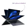 TERRA Mobile 360-13R Nešiojamas kompiuteris Intel® Core™ i5-1334U 33,8 cm (13,3 colio) Liečiamas Full HD 16 GB DDR4-SDRAM 512 GB SSD Wi-Fi 6 (802.11ax) Windows 11 Pro Antracitinis