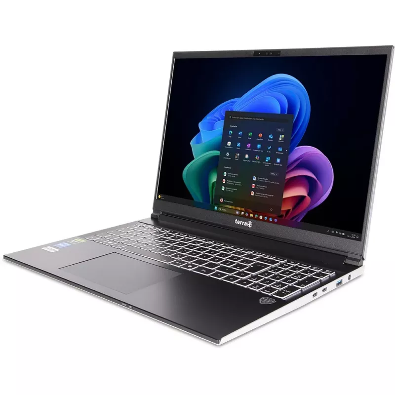 Nešiojamas kompiuteris TERRA MOBILE GAMER ELITE 3A AMD Ryzen™ AI 7 350 40.6 cm (16 colių) WQXGA 32 GB DDR5-SDRAM 1 TB SSD NVIDIA GeForce RTX 5060 Wi-Fi 6E (802.11ax) Windows 11 Pro Sidabrinis
