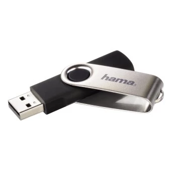 Hama Rotate USB 2.0 32GB USB atmintukas USB Type-A Juoda