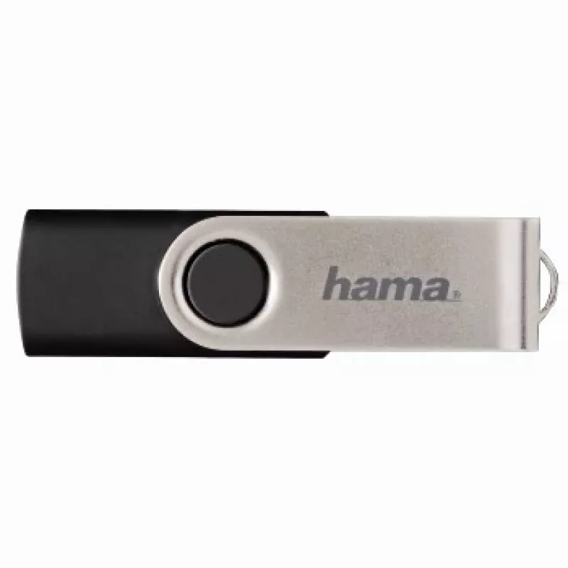 Hama Rotate USB 2.0 32GB USB atmintukas USB Type-A Juoda