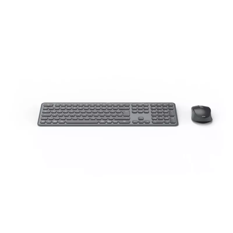 Hama WKM-550 belaidis klaviatūros ir pelės rinkinys RF Wireless + Bluetooth QWERTZ vokiškas juodas