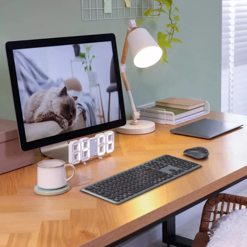 Hama WKM-550 belaidis klaviatūros ir pelės rinkinys RF Wireless + Bluetooth QWERTZ vokiškas juodas
