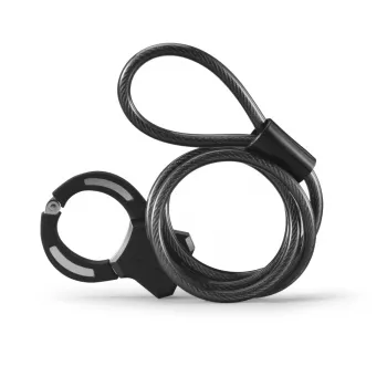 Hama 00178159 dviračio spyna juoda 1200 mm kabelinė spyna
