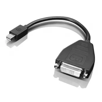Lenovo 0B47090 vaizdo kabelio adapteris 0.2 m Mini-DisplayPort SL-DVI juodas