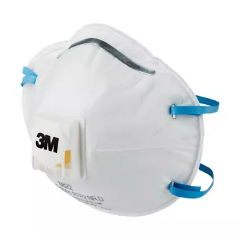 3M 8822 FFP2 respiratorius, puodelio formos, 10 vnt.