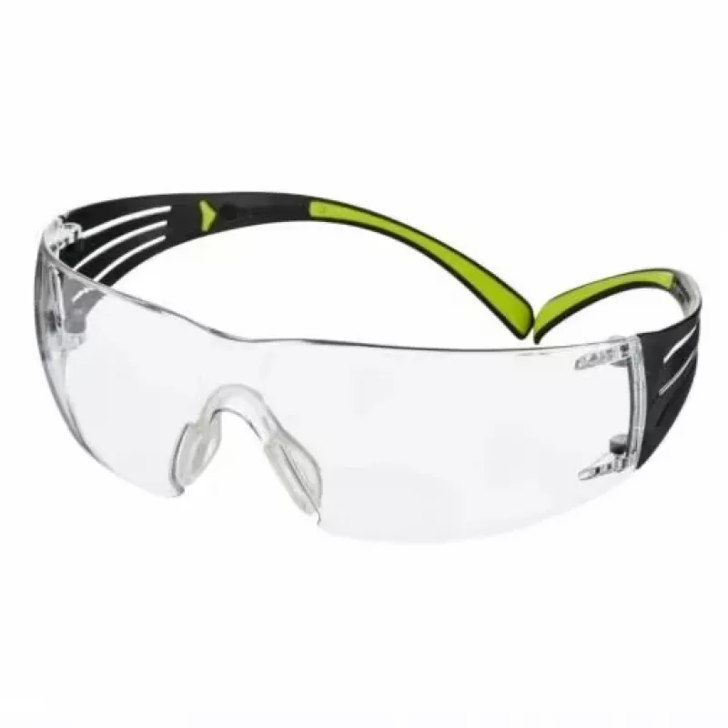 Apsauginiai akiniai 3M SF415C1, polikarbonatas (PC), juodi/geltoni