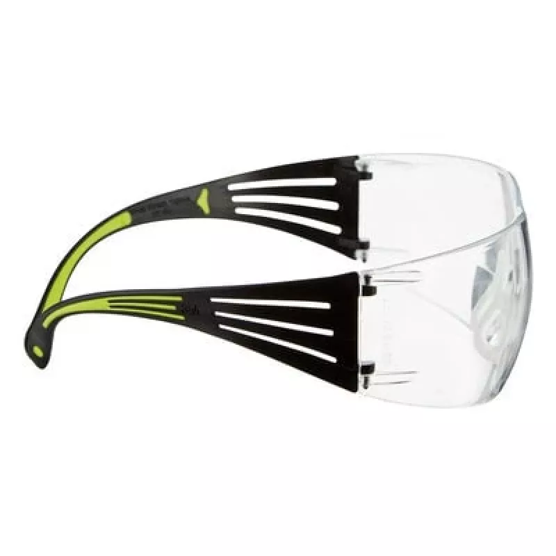 Apsauginiai akiniai 3M SF425C1 juodi, žali