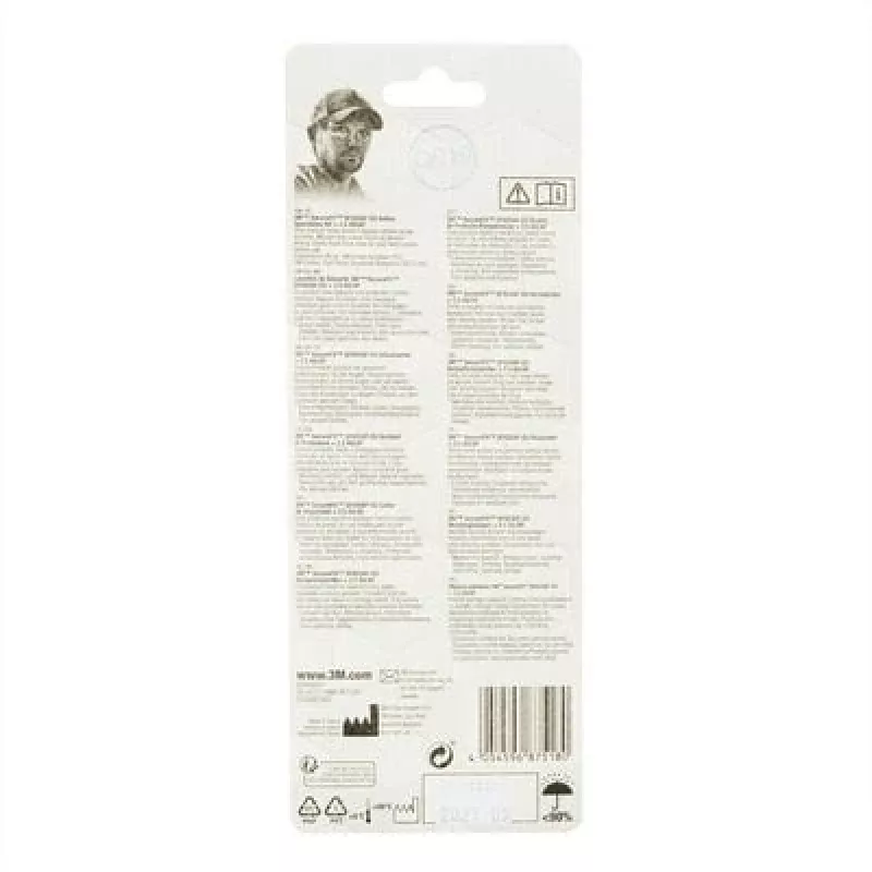 Apsauginiai akiniai 3M SF425C1 juodi, žali