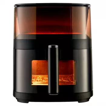 MEDION LIFE X10 XL Single 5 L 1500 W Karšto oro gruzdintuvė Juoda