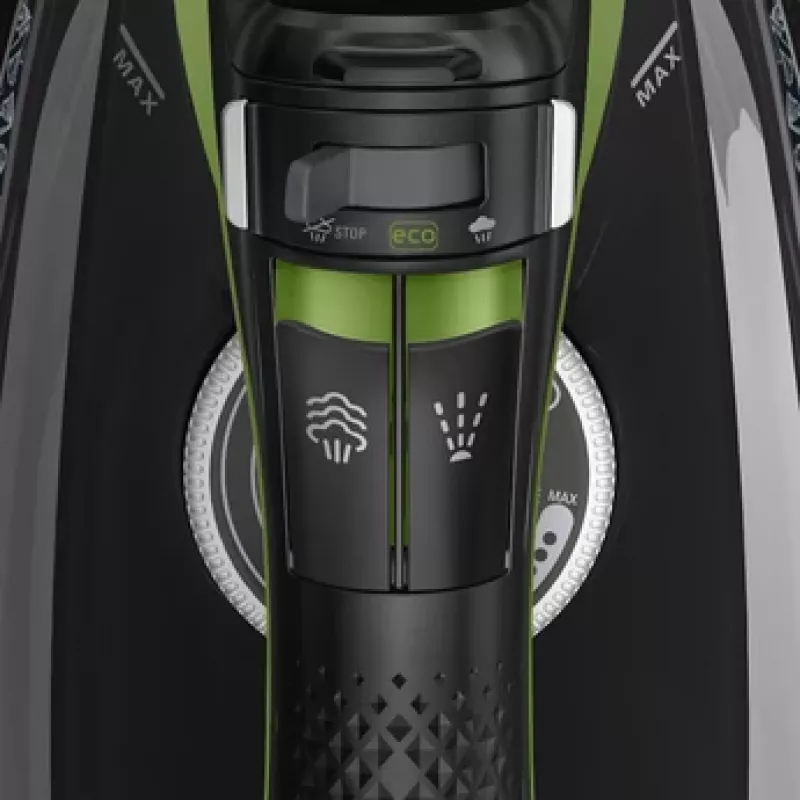 Rowenta DW6330 Eco Intelligence lygintuvas sausam ir gariniam lyginimui Microsteam 400 HD padas 2500 W juoda, žalia