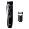 Braun BeardTrimmer 3 BT3400, barzdos kirpimo mašinėlė, plaunama, baterija, juoda