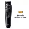 Braun BeardTrimmer 3 BT3400, barzdos kirpimo mašinėlė, plaunama, baterija, juoda
