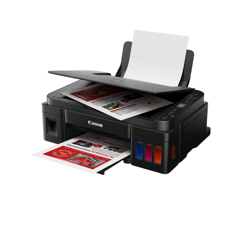 Spalvotas rašalinis spausdintuvas Canon PIXMA G3416 – A4, 4800 x 1200 DPI, Wi‑Fi, USB, pildomos talpos, juodas