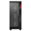 XPG BATTLECRUISER II ST Mid-Tower juodas, Midi bokštas, PC, juodas, ATX, EATX, micro ATX, Mini-ITX, nerūdijantis plienas, Žaidimai