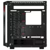 XPG BATTLECRUISER II ST Mid-Tower juodas, Midi bokštas, PC, juodas, ATX, EATX, micro ATX, Mini-ITX, nerūdijantis plienas, Žaidimai