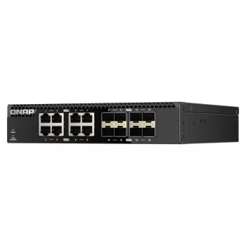 QNAP QSW-3216R-8S8T tinklo jungiklis Nevaldomas L2 10G Ethernet (100/1000/10000) Juodas