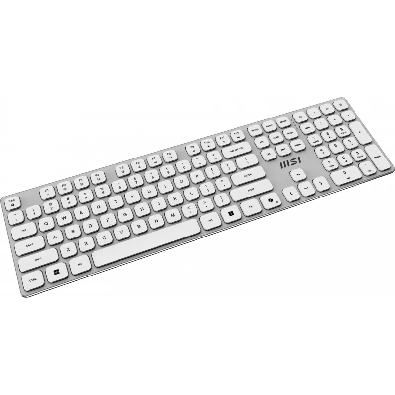 MSI FORGE K210 W COMBO WHITE belaidis klaviatūros ir pelės rinkinys, US QWERTY išdėstymas