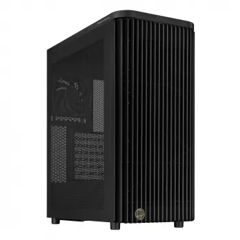 PC korpusas ASUS ProArt PA401 su tinkleliu, juodas, ATX, 2x160mm priekyje, 1x120mm gale, 2x3.5 colio + 2x2.5 colio, USB 3.2 Gen1