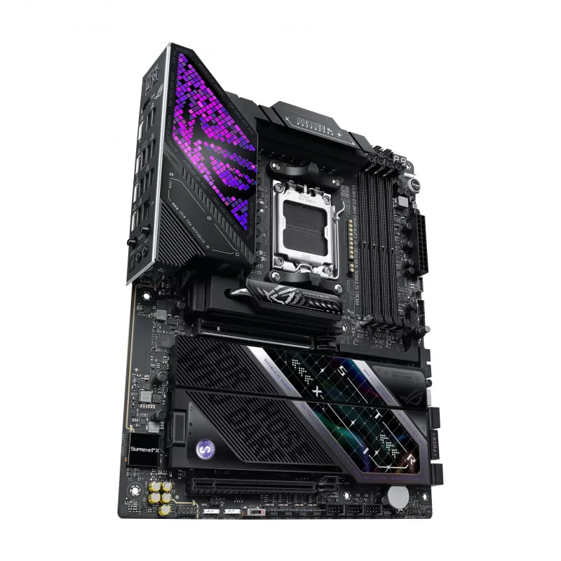 Motininė plokštė ASUS ROG STRIX X870E-E GAMING WIFI7 NEO — AM5, X870E mikroschemų rinkinys, PCIe palaikymas, Wi‑Fi 7