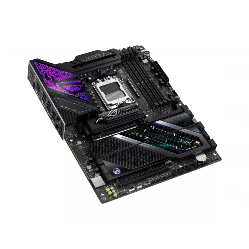 Motininė plokštė ASUS ROG STRIX X870E-E GAMING WIFI7 NEO — AM5, X870E mikroschemų rinkinys, PCIe palaikymas, Wi‑Fi 7