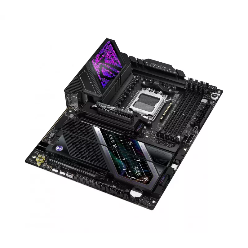 Motininė plokštė ASUS ROG STRIX X870E-E GAMING WIFI7 NEO — AM5, X870E mikroschemų rinkinys, PCIe palaikymas, Wi‑Fi 7