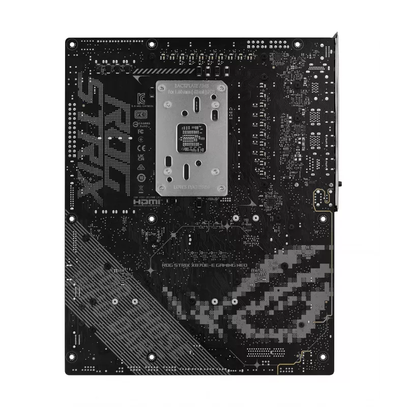 Motininė plokštė ASUS ROG STRIX X870E-E GAMING WIFI7 NEO — AM5, X870E mikroschemų rinkinys, PCIe palaikymas, Wi‑Fi 7