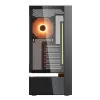 Cougar CFV235 Vision Midi Tower PC korpusas, ARGB, 9,16 colių LCD (1920×462), grūdintas stiklas, juodas