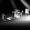 Cougar CFV235 Vision Midi Tower PC korpusas, ARGB, 9,16 colių LCD (1920×462), grūdintas stiklas, juodas