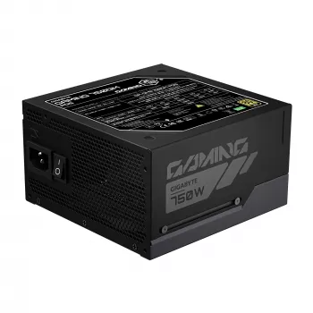 GIGABYTE GAMING 750GM PG5 maitinimo blokas – PCIe 5.1, 80 PLUS Gold, visiškai modulinis, 135 mm ventiliatorius, ATX 3.1 suderinamas, EU kištukas