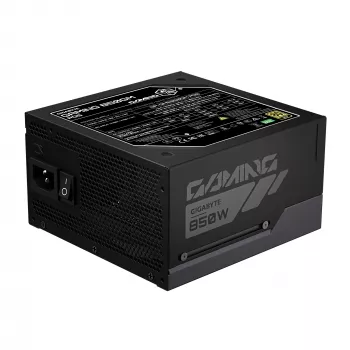 GIGABYTE GAMING 850GM PG5 maitinimo blokas – PCIe 5.1, 80 PLUS Gold, pilnai modulinis, 135 mm ventiliatorius, ATX 3.1, EU kištukas
