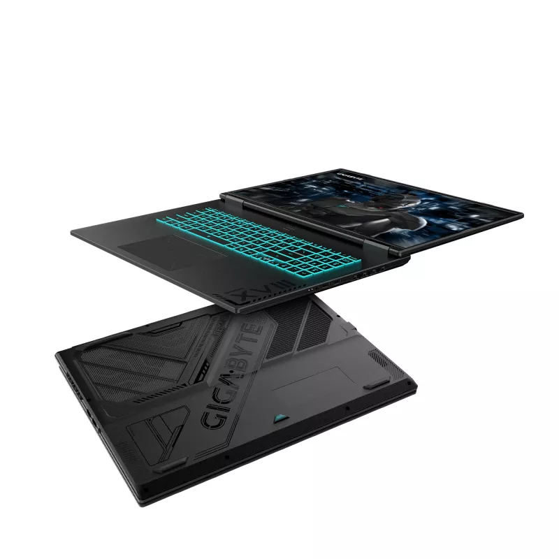 Nešiojamas kompiuteris GIGABYTE GAMING A18 PRO DYJG3DEBC4SH, Intel Core 7 240H, 45,7 cm (18 col.) WQXGA, 32 GB LPDDR5x, 1 TB SSD, NVIDIA GeForce RTX 5080, Wi-Fi 6E, Windows 11 Home, juodas
