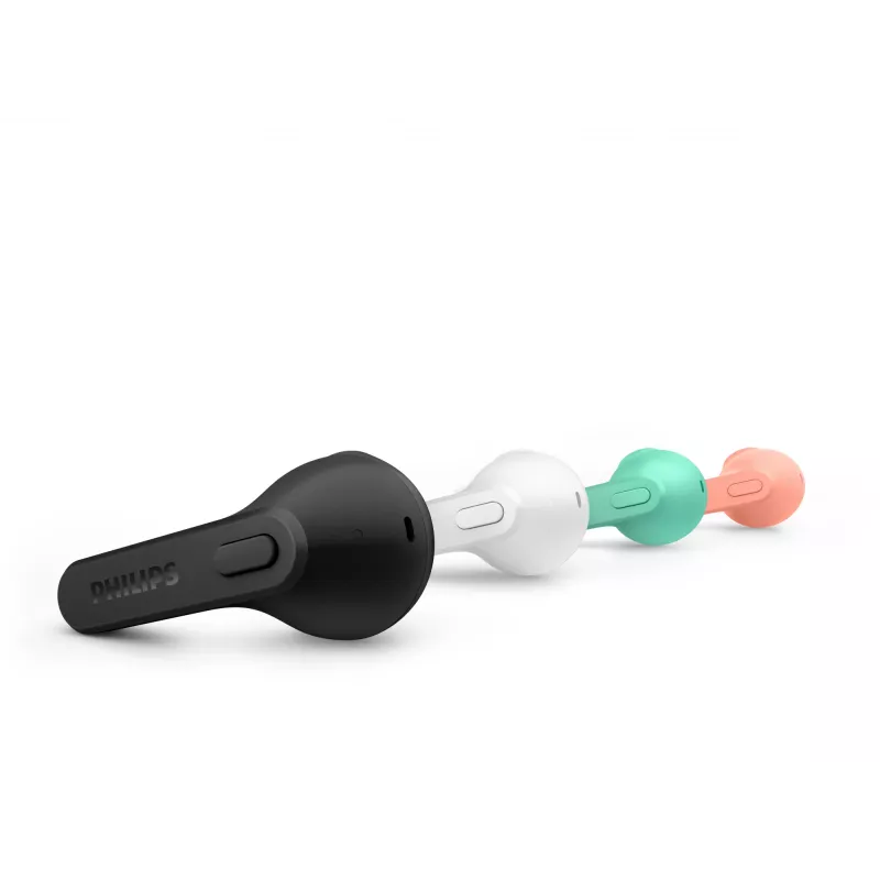 Philips 2000 serijos TAT2236BK Belaidės ausinės Į ausis Skambučiai/Muzika Juoda