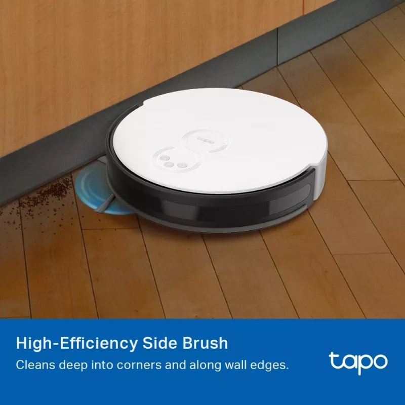 TP-Link Tapo RVA100 robot dulkių siurblio priežiūros rinkinys – 2 plaunami HEPA filtrai, pagrindinis šepetys, 2 šoniniai šepečiai (juoda/balta)