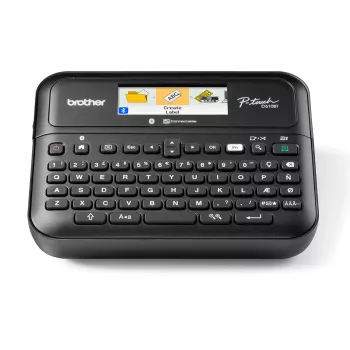 Etikečių spausdintuvas Brother PT-D610BTVP, terminis perkėlimas, 180 x 360 DPI, 30 mm/s, laidinis ir belaidis, TZe, Bluetooth