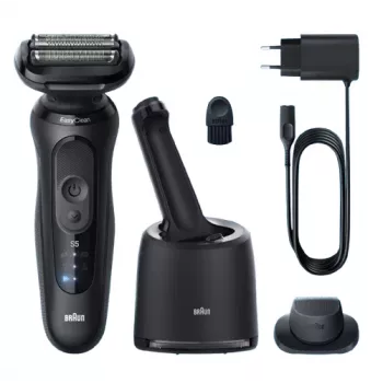 Braun Series 5 52-N7200cc folijos skustuvas su trimeriu, juodas