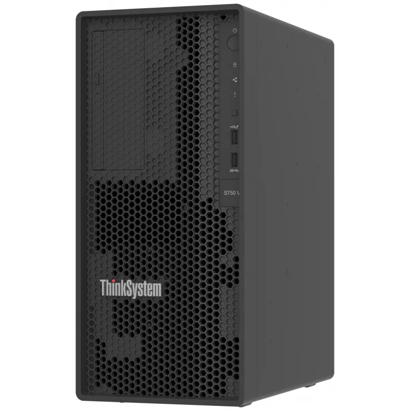 Serveris Lenovo ThinkSystem ST50 V3 1,92 TB bokštinis Intel Xeon 6 6315P 2,8 GHz 16 GB DDR5-SDRAM 500 W
