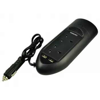 Duracell 175W keitiklis su dviem UK tipo lizdais, universalus, automatinis, 12 V, 175 W, 12 V, nuolatinė į kintamą